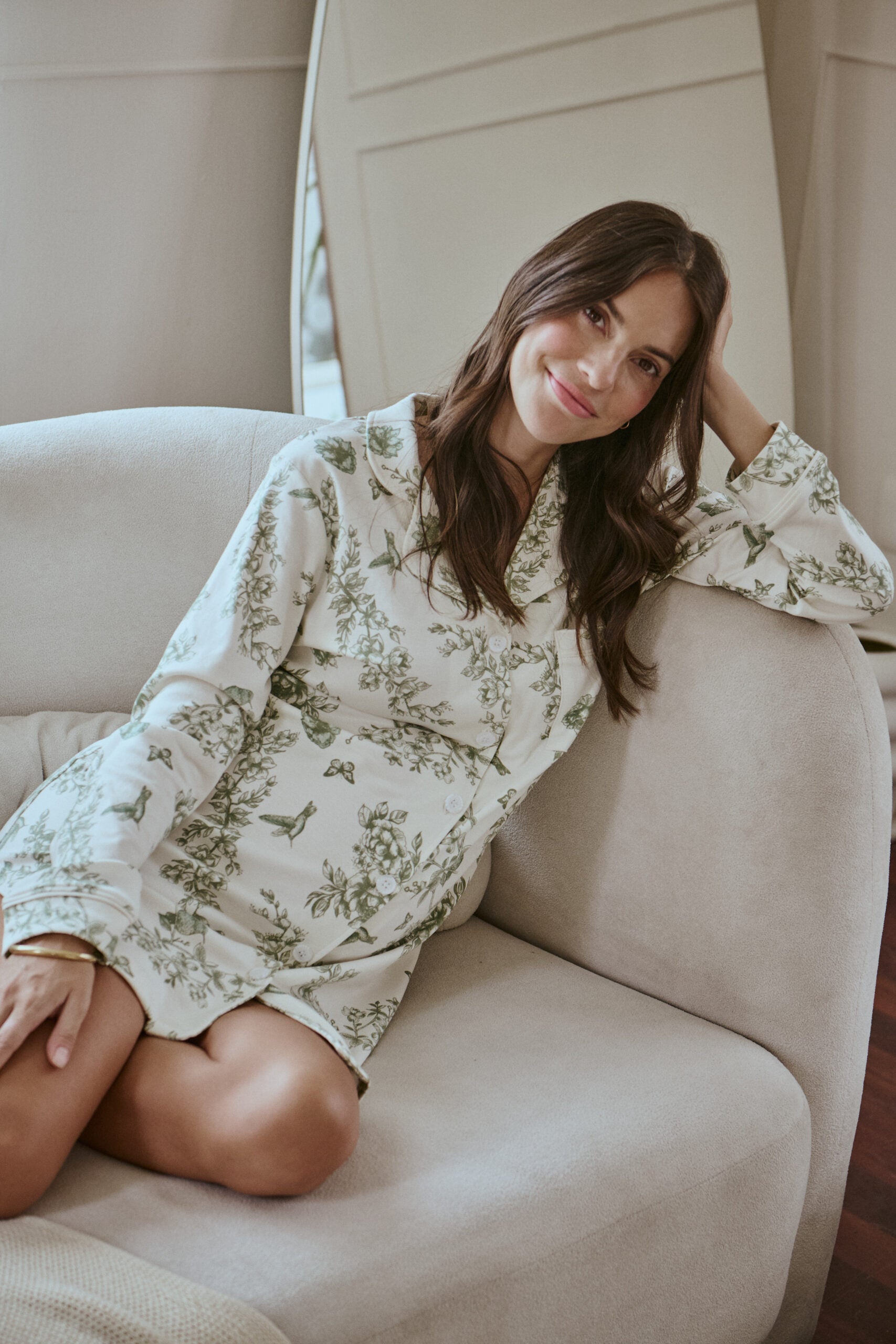 Pima Olive Groove Dress - For Mom