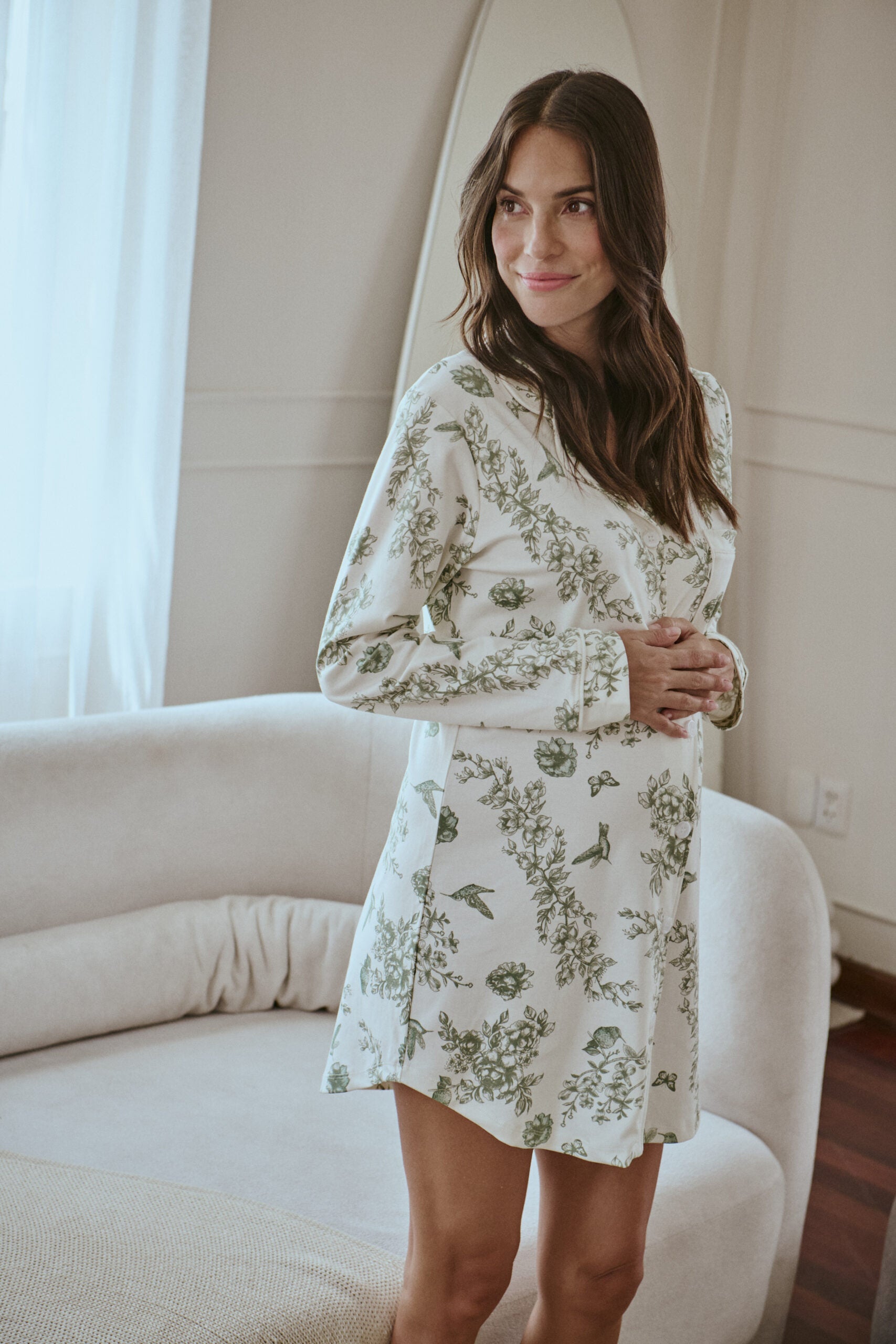 Pima Olive Groove Dress - For Mom