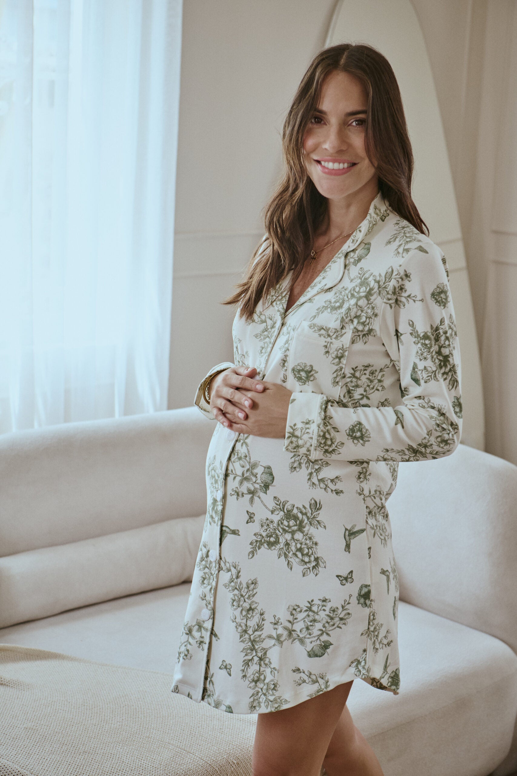 Pima Olive Groove Dress - For Mom