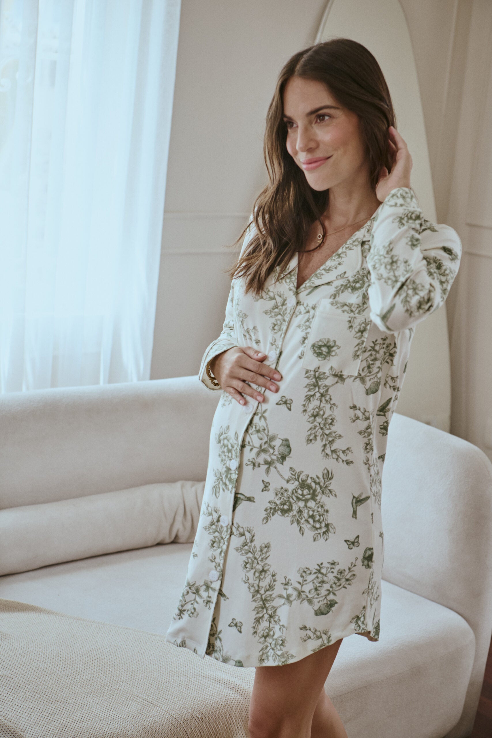 Pima Olive Groove Dress - For Mom