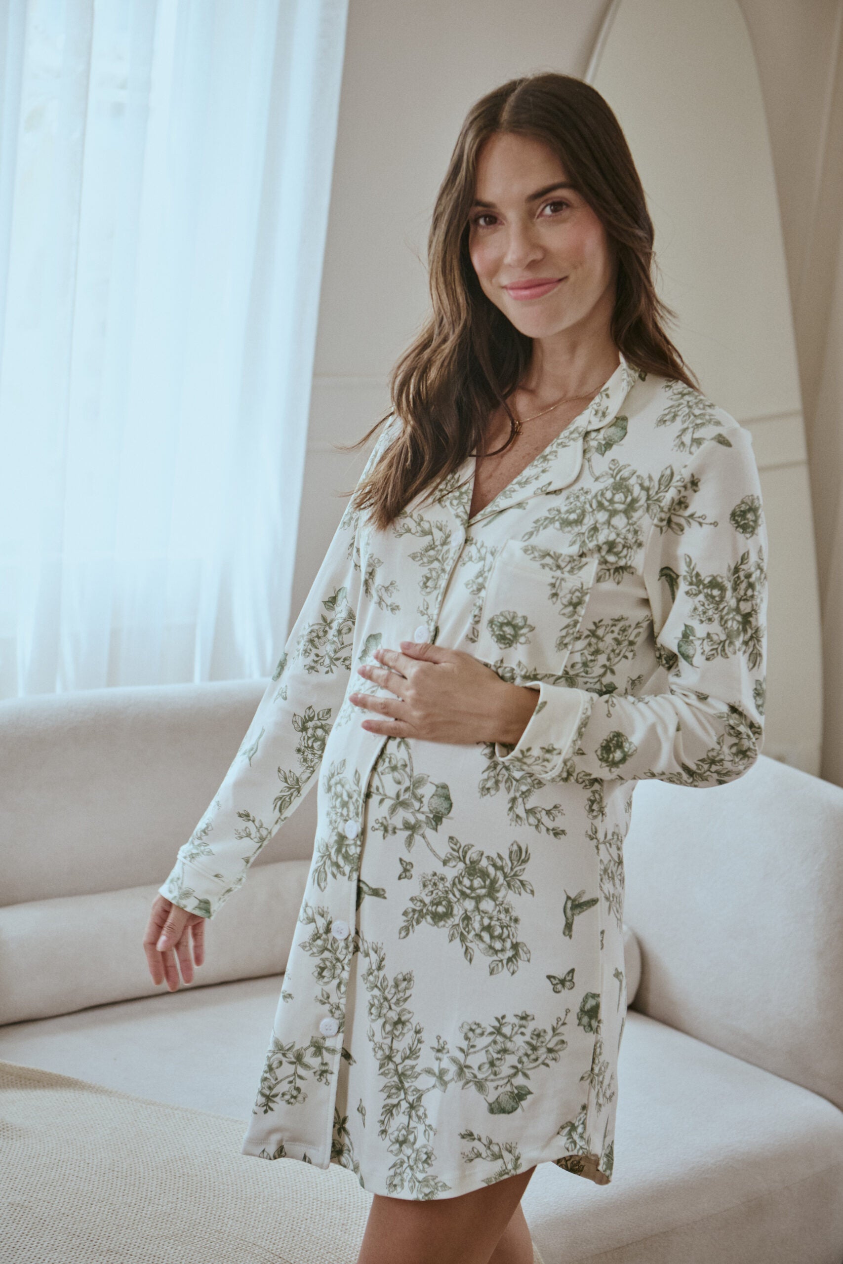 Pima Olive Groove Dress - For Mom