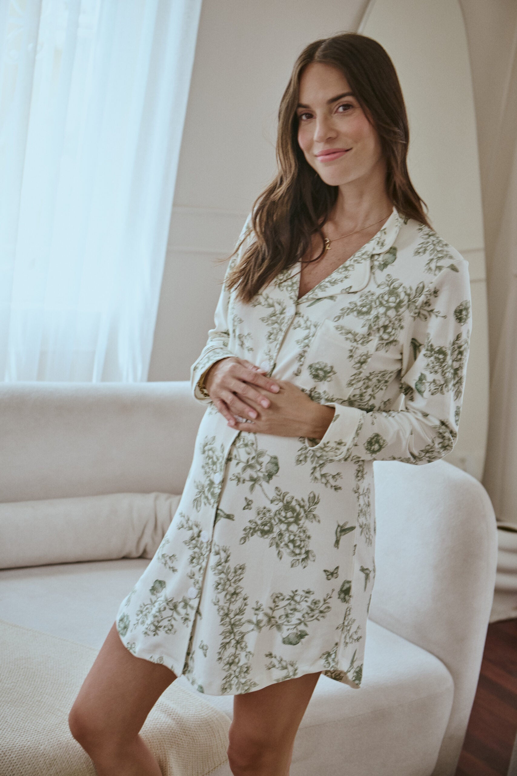 Pima Olive Groove Dress - For Mom