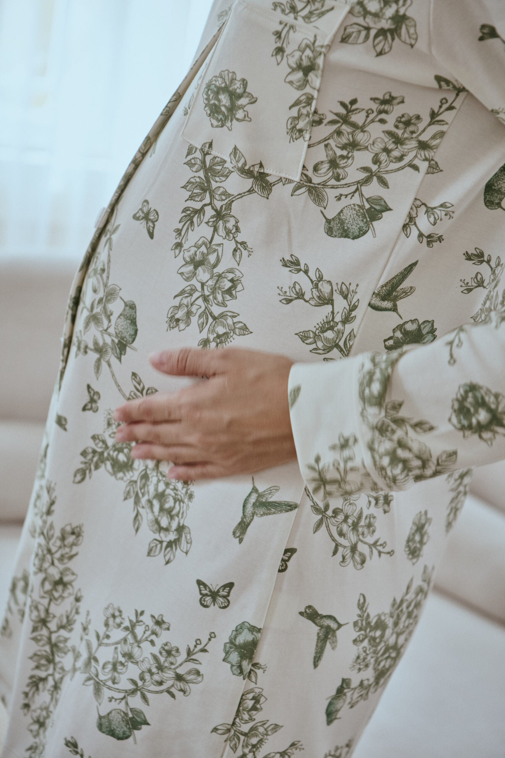 Pima Olive Groove Dress - For Mom