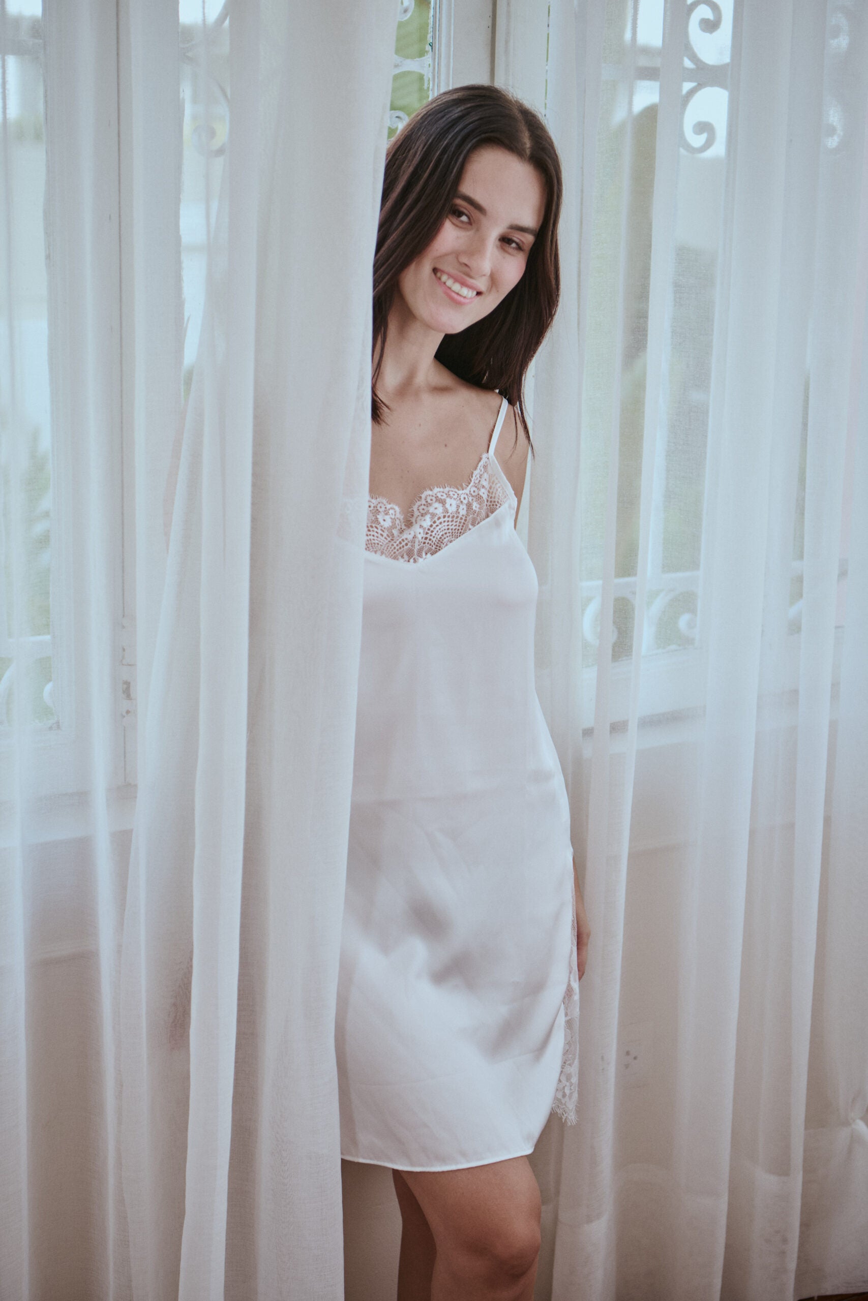 Bridal Silk Dress Short