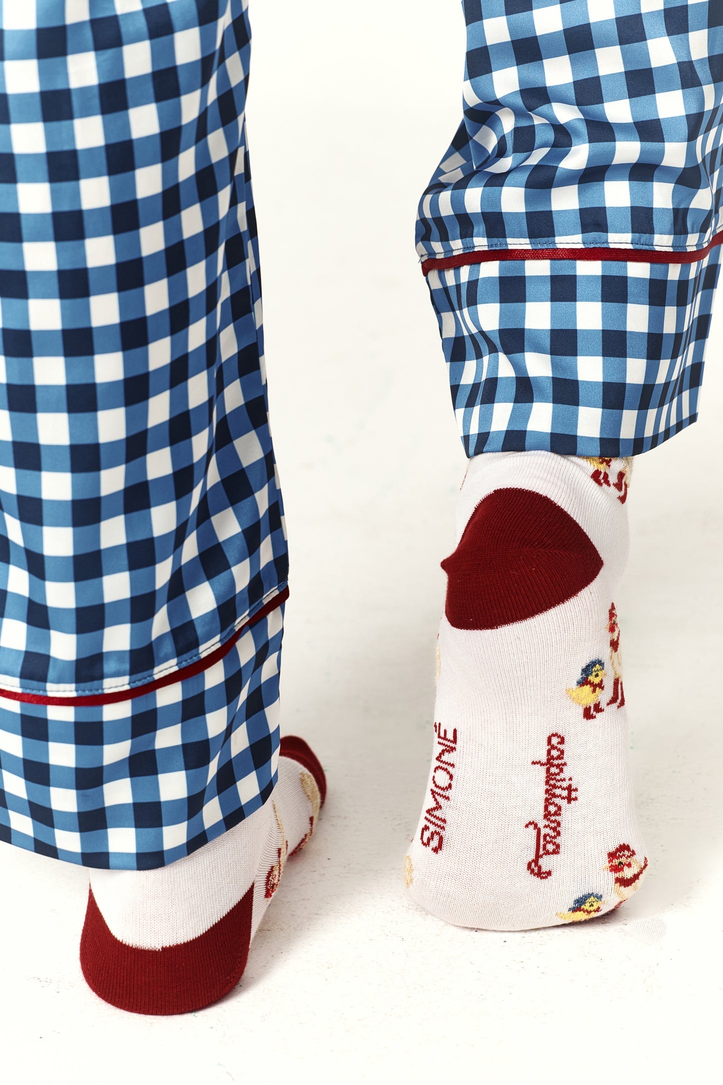 Mama Hen Burgundy Socks x Capittana