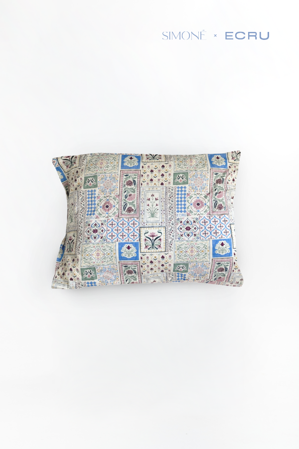 Pillow Case Ornamental Bloom x ECRU