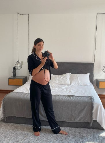 All Black Soft PJ - For Mom