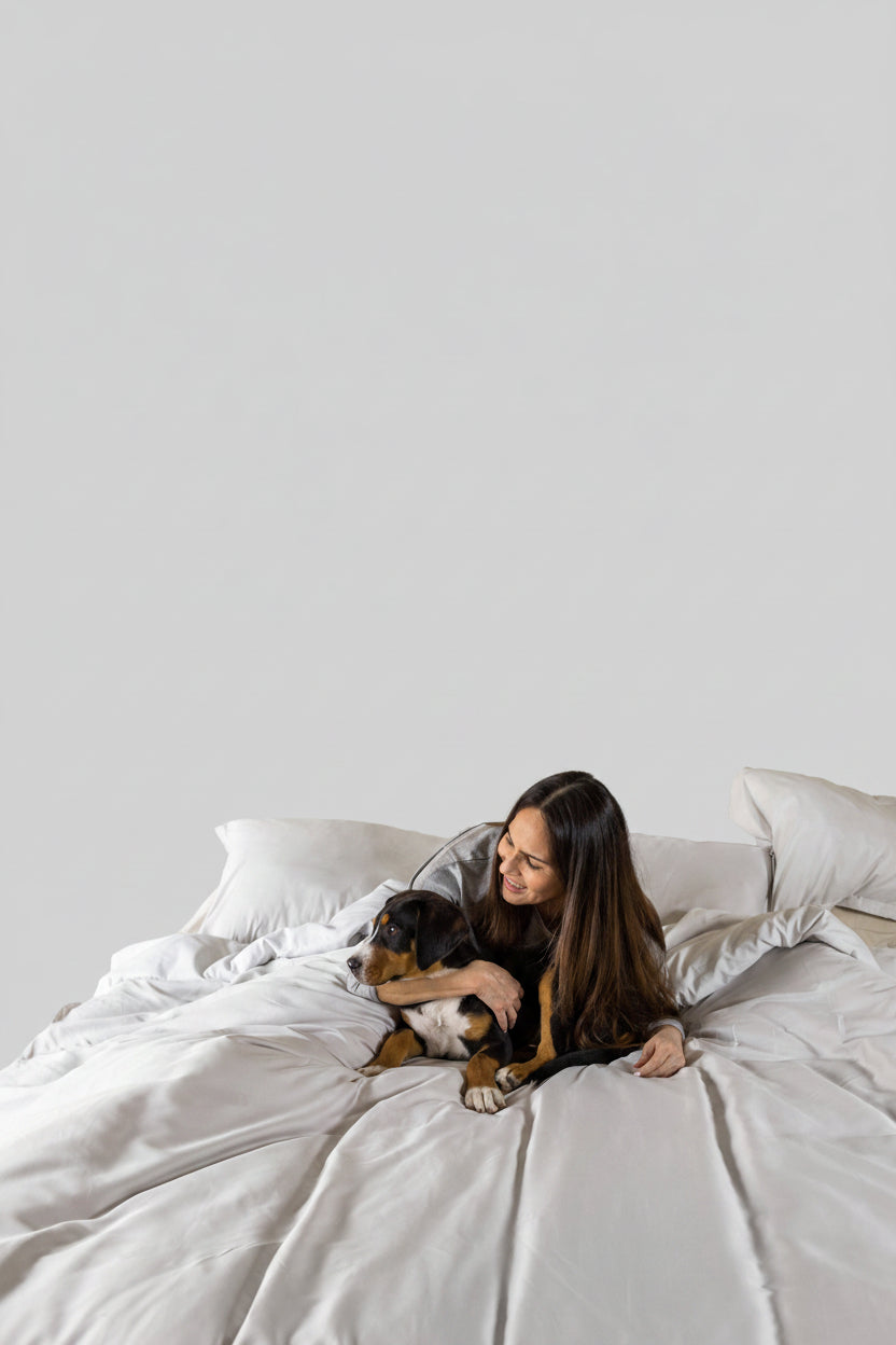 Set Cubreduvet Bambú 1800 2 Plazas - Simoné x Homebrands