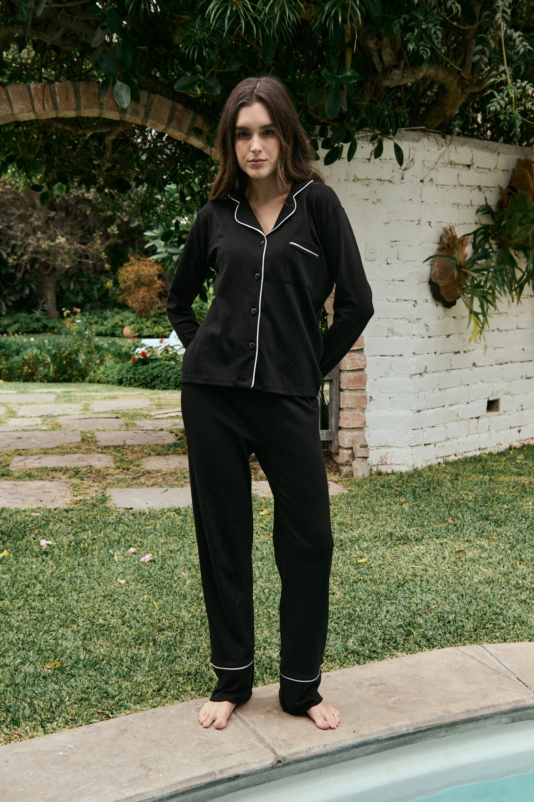 All Black Soft PJ