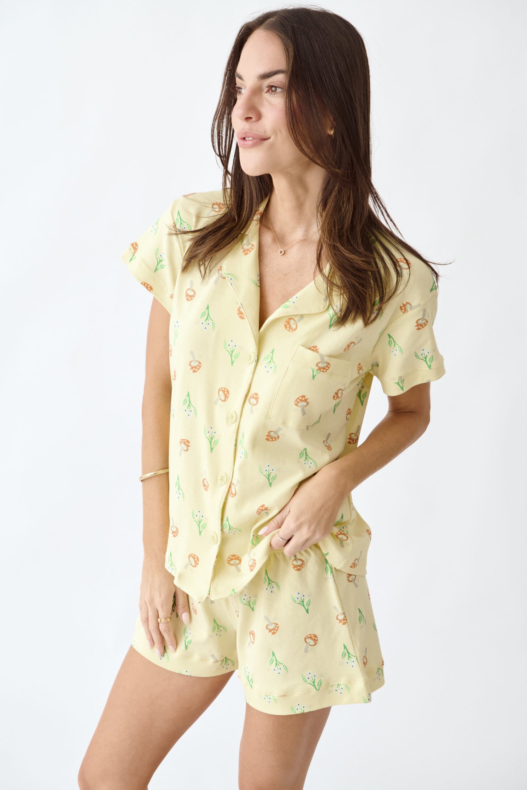 Misted Mushroom PJ Set