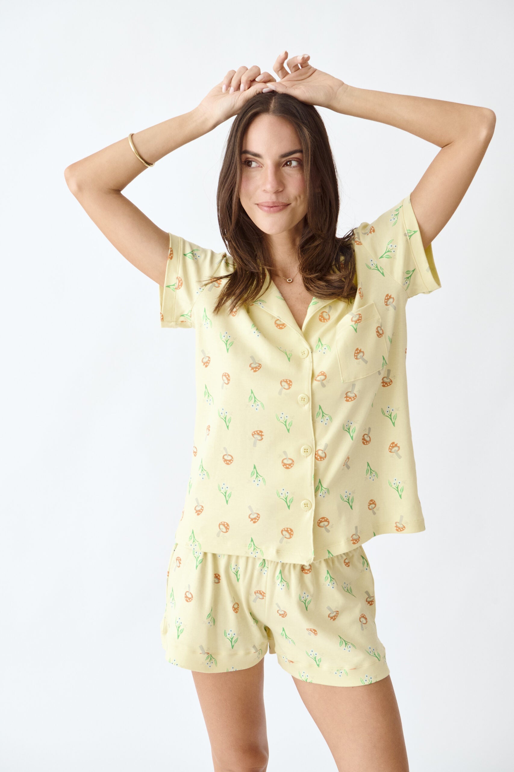 Misted Mushroom PJ Set