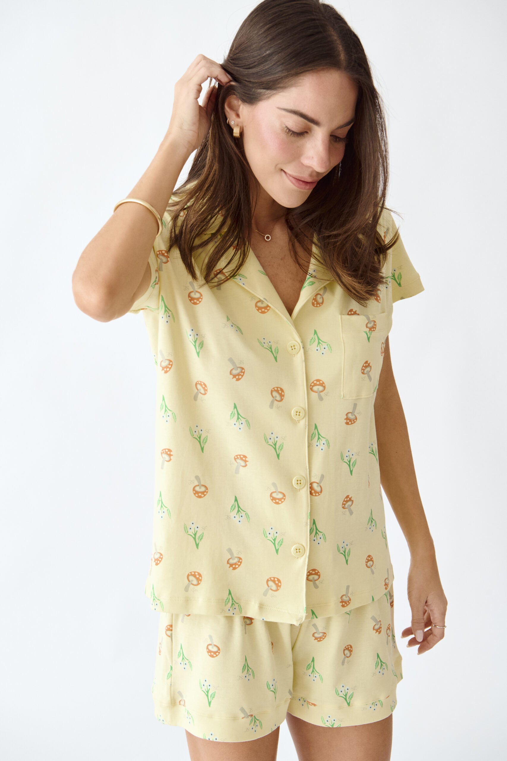 Misted Mushroom PJ Set