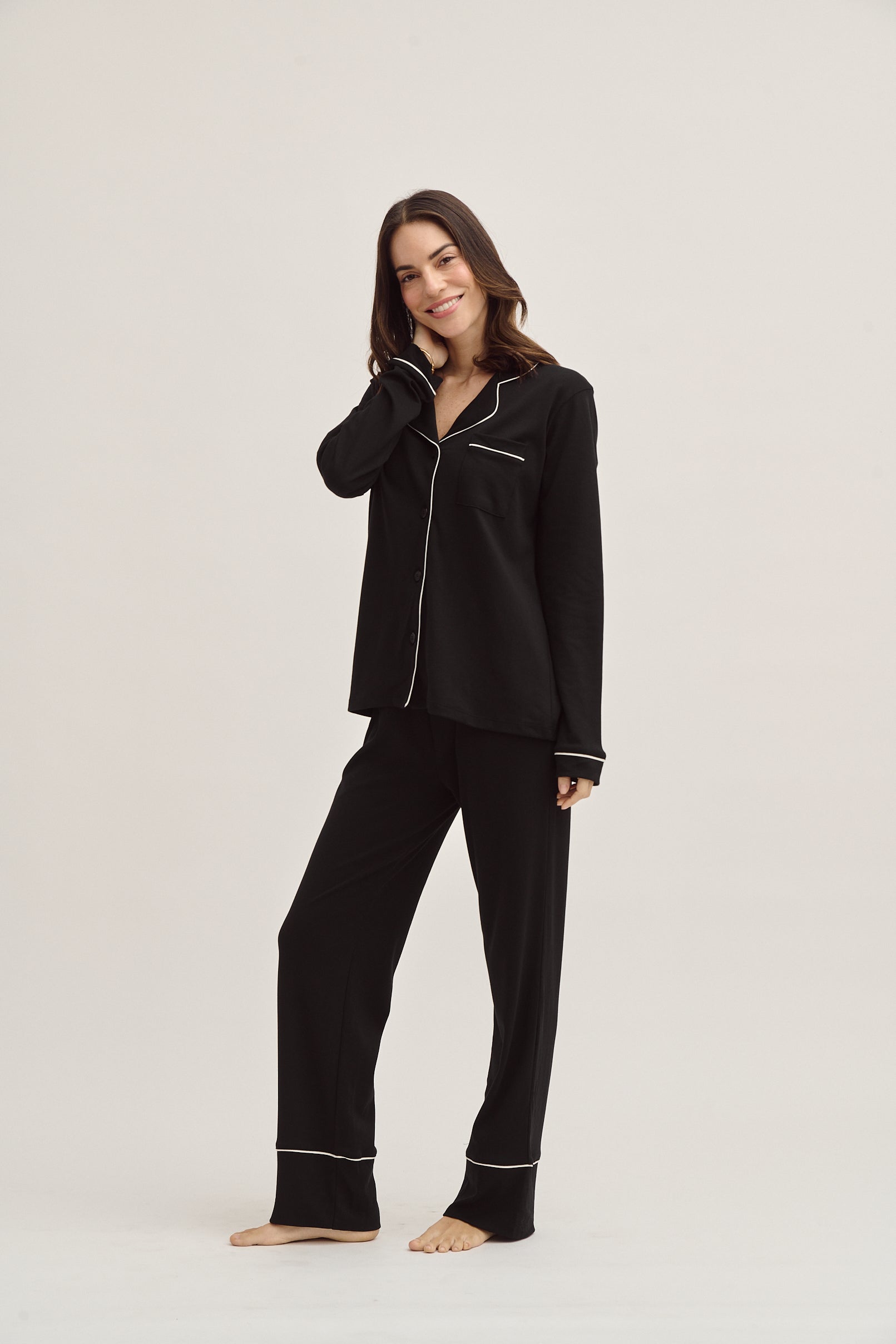 All Black Soft PJ