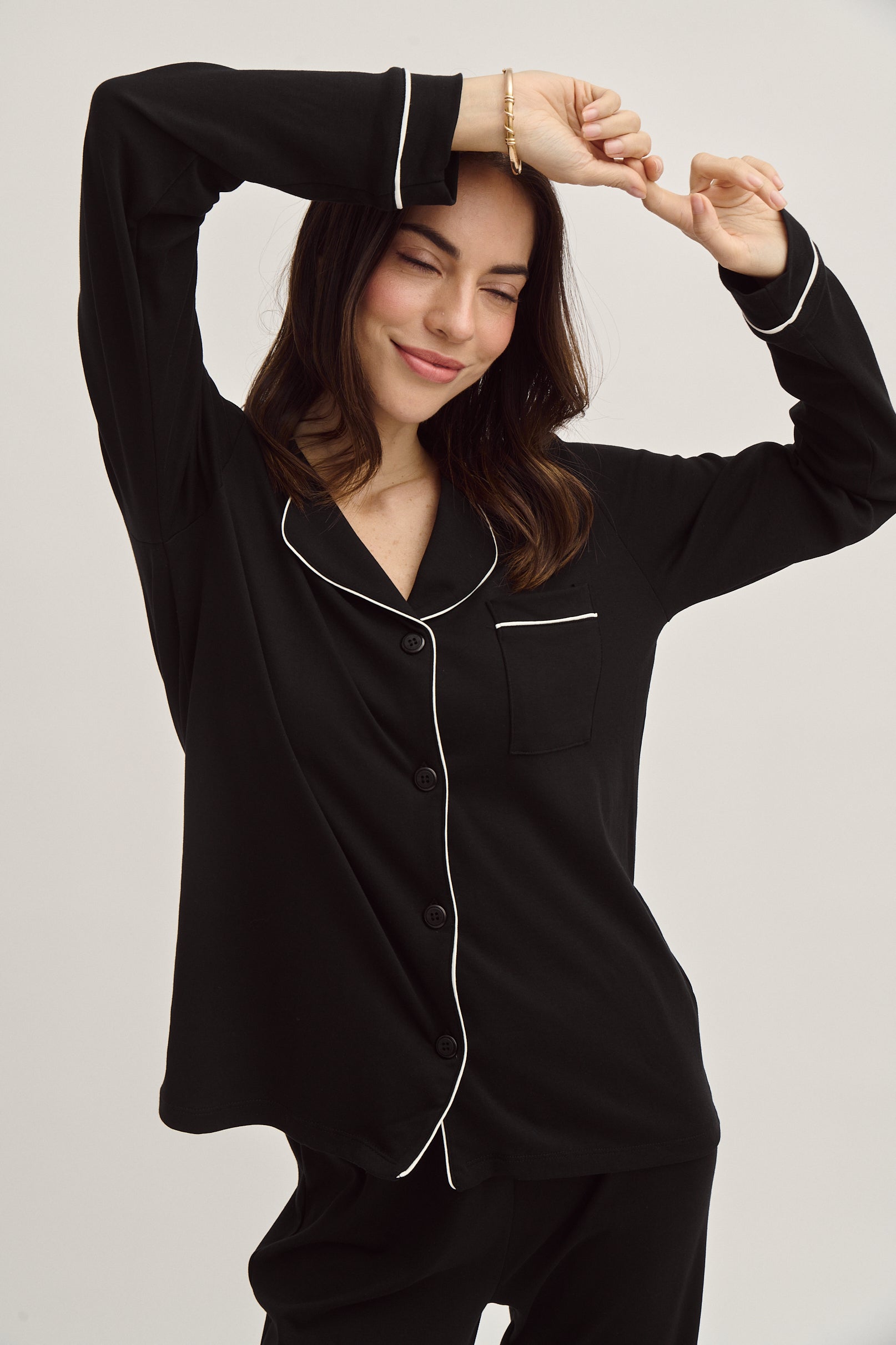 All Black Soft PJ