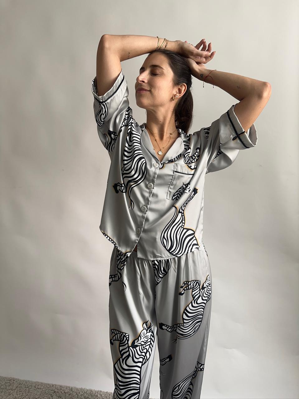 Sage Stripes - Silk Collection