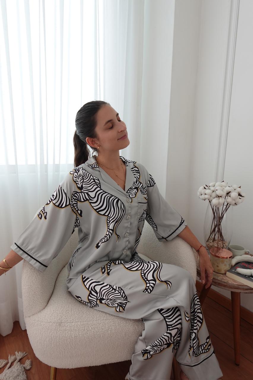 Sage Stripes - Silk Collection