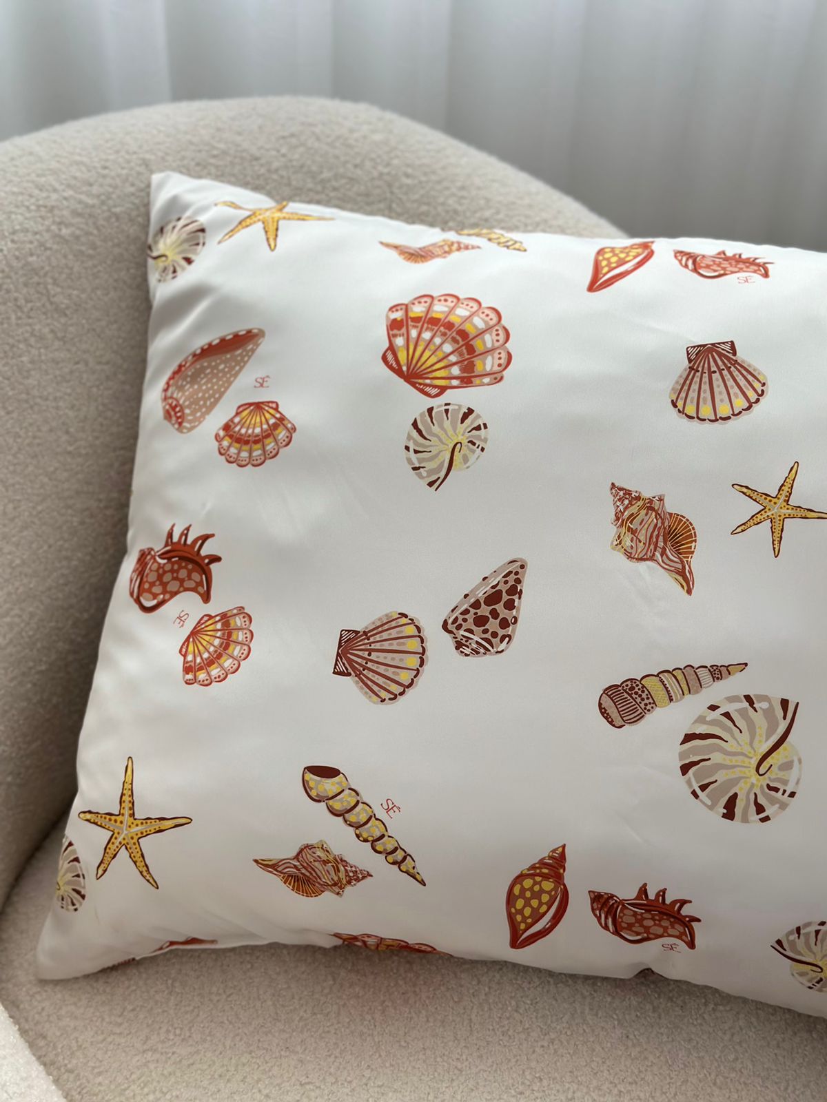 Funda Almohada - Conchitas Silk
