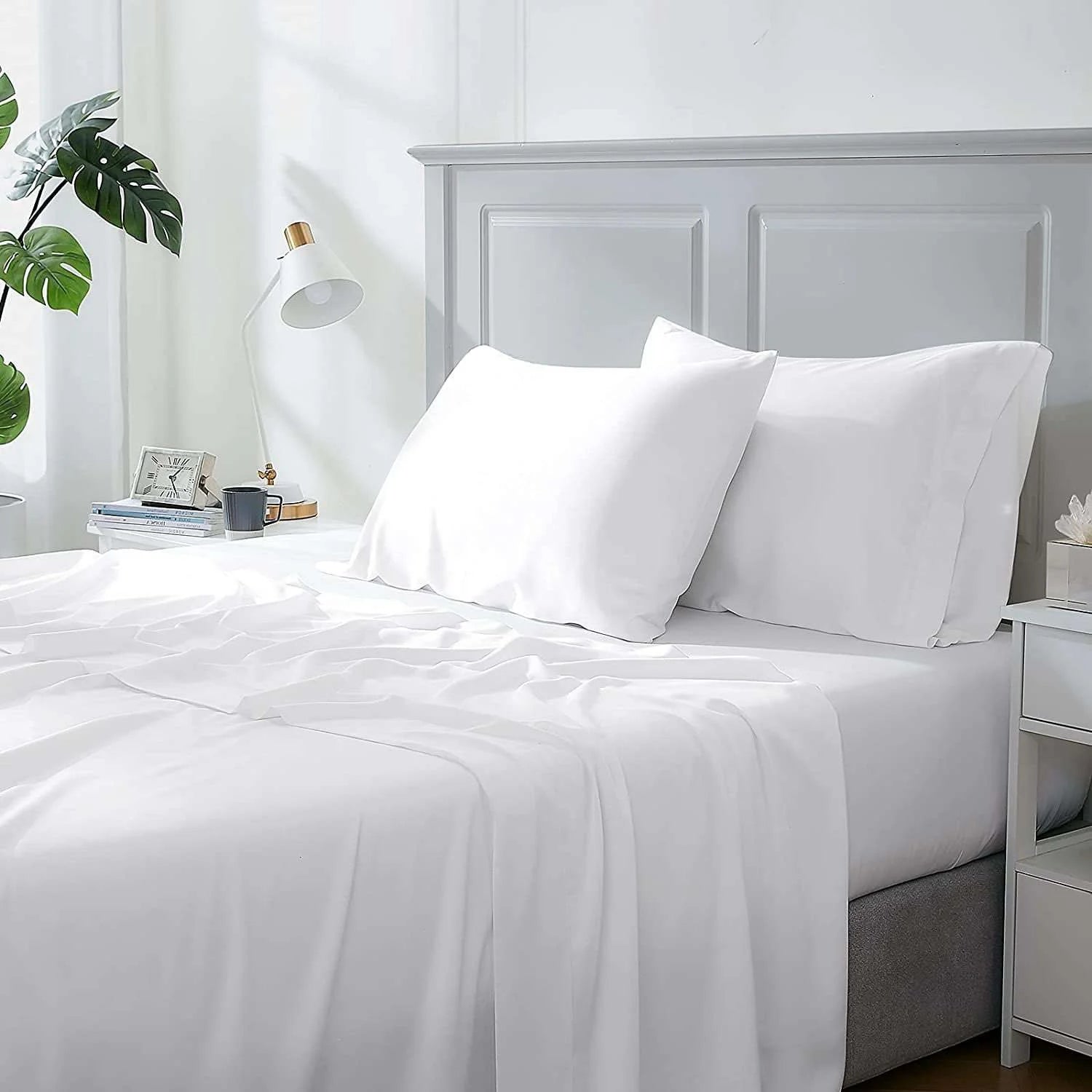 Set de Sábanas de Bambú Queen - Simoné x Homebrands