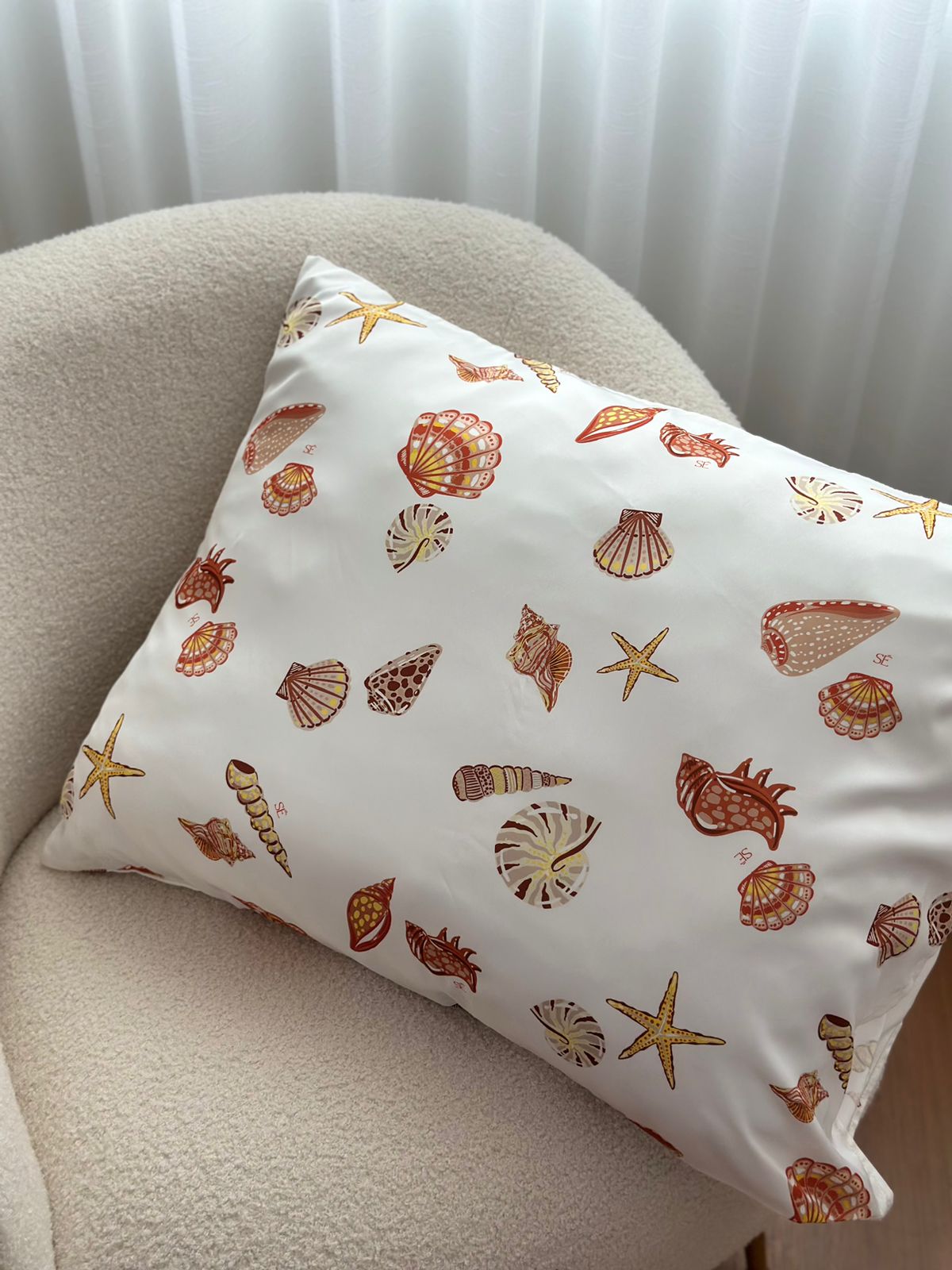 Funda Almohada - Conchitas Silk