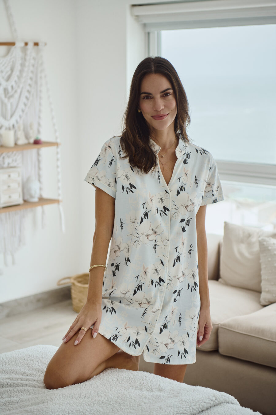 Morning Glory Pajama Dress