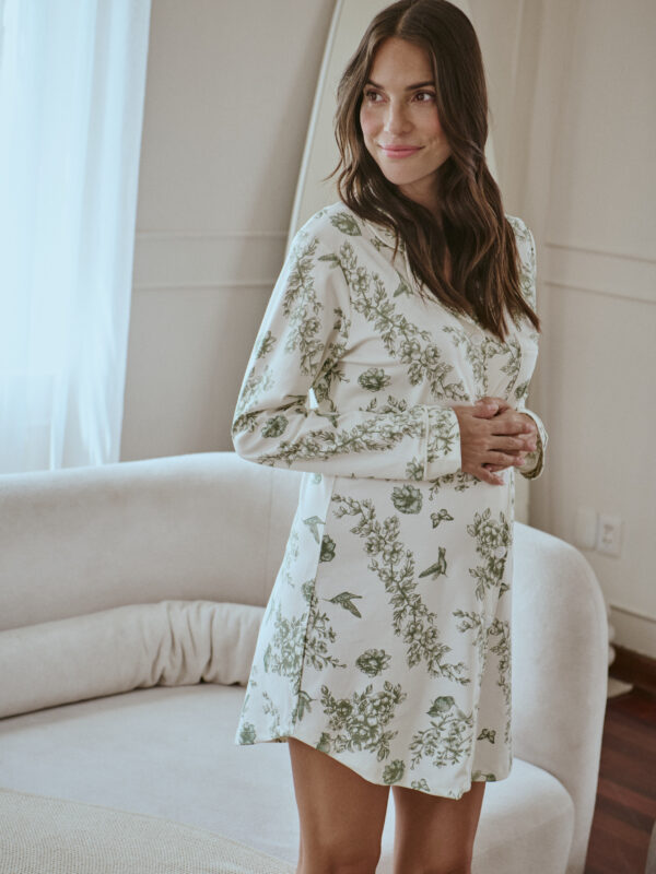 Pima Olive Groove Dress - FOR MOM