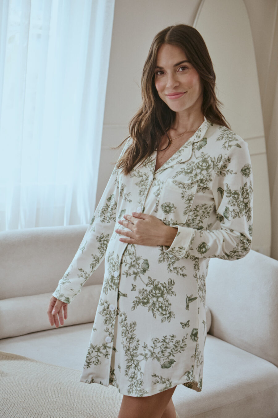 Pima Olive Groove Dress - FOR MOM - Imagen 7
