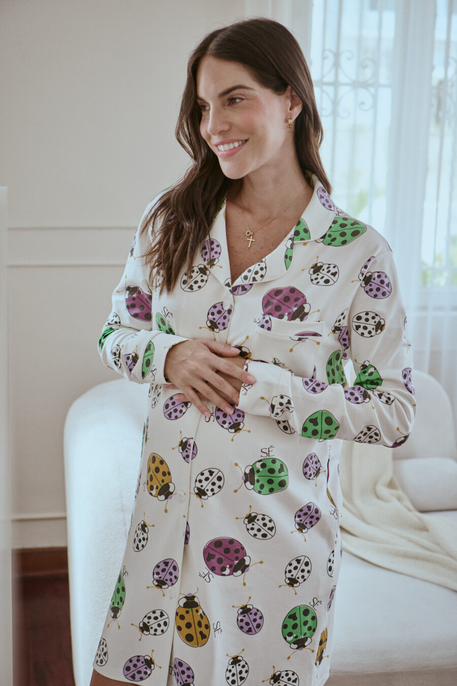 Pima Lullaby Dress - FOR MOM - Imagen 3