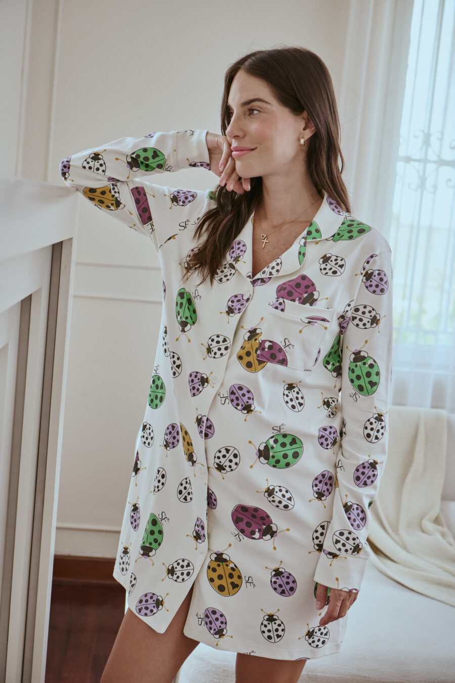 Pima Lullaby Dress - FOR MOM - Imagen 5