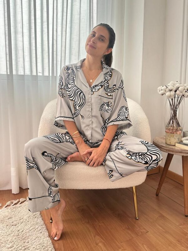 Sage Stripes - Silk Collection