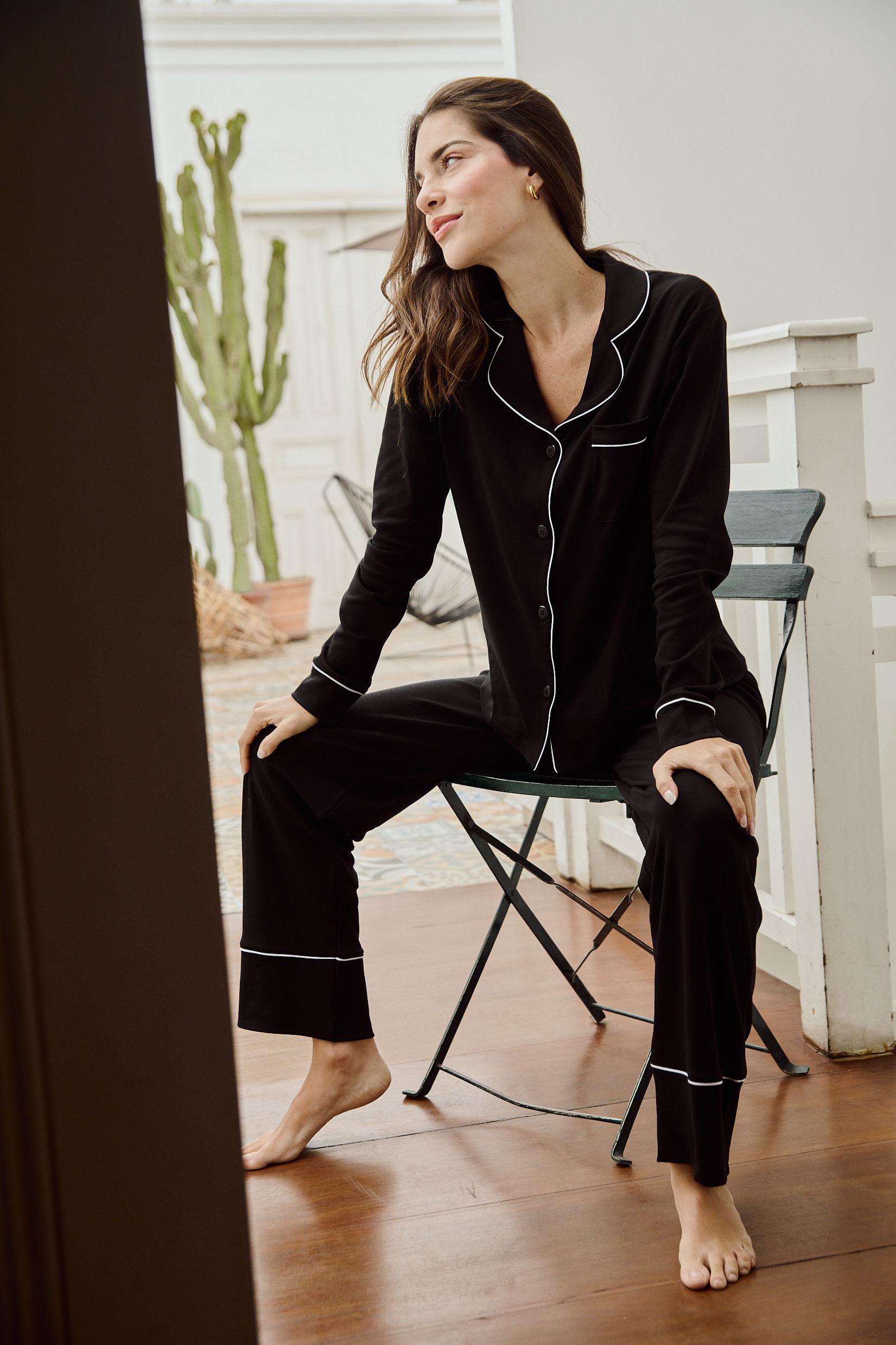 All Black Soft PJ