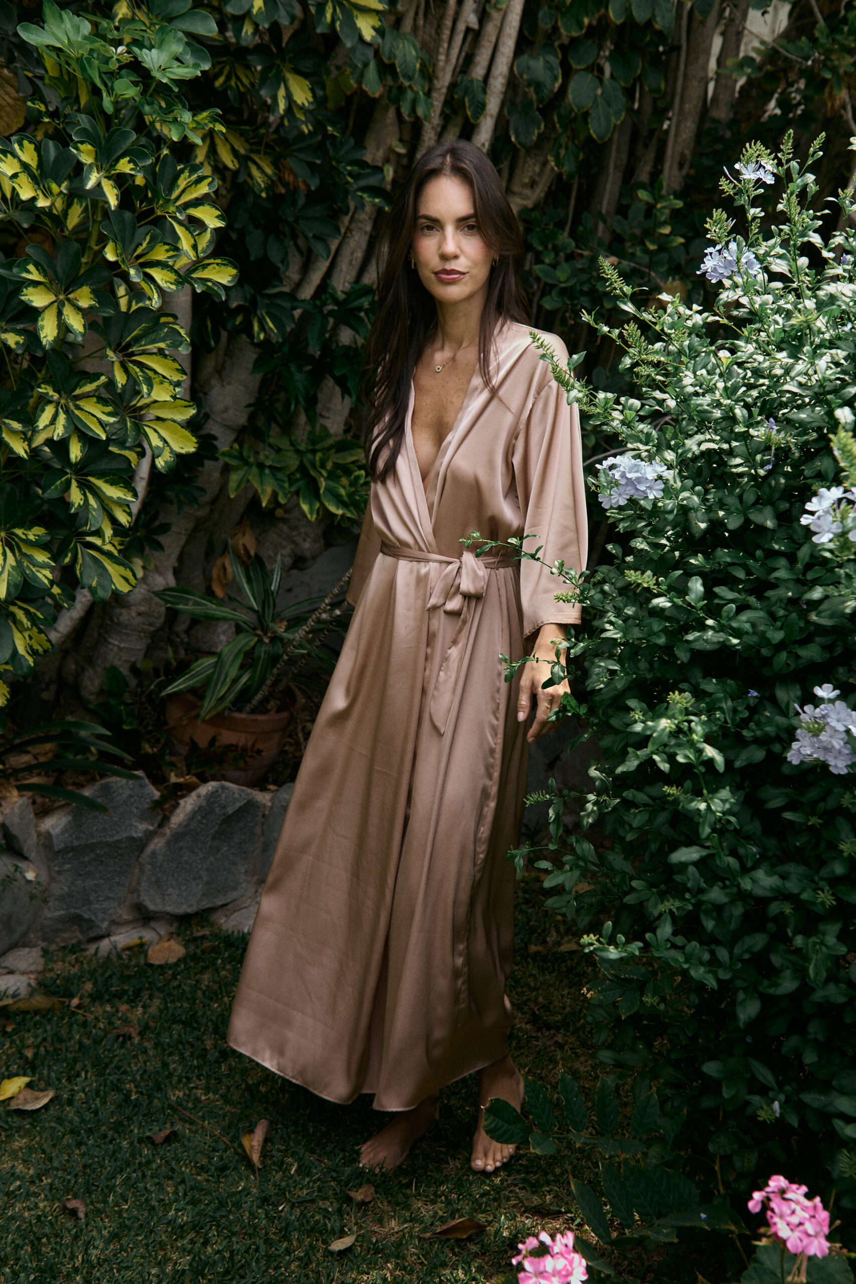 Mocca Silky Robe - Imagen 2